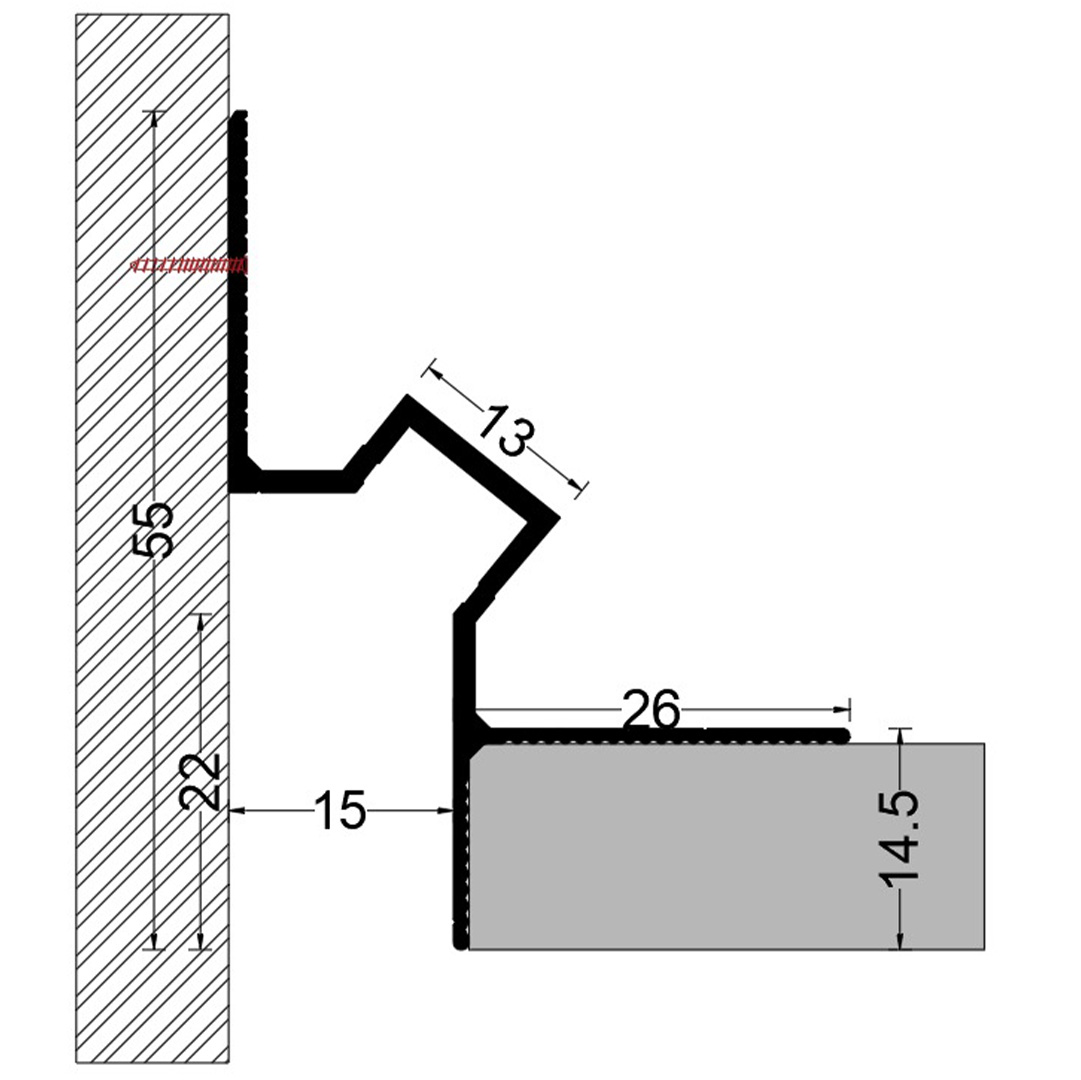 Shadow gap ceiling profile (2)